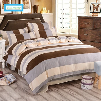 

BEST.WENSD Bedding Set 4pcs Duvet Cover Sets Bed Linen Bed Sets Include Duvet Cover Bed Sheet Pillowcase King Queen Full Size