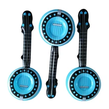 Портативные Веселые надувные музыкальные инструменты, круглые гитарные вечерние реквизиты для сцены, детские игрушки для бассейна