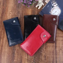 Для мужчин женщин Мягкий ключ сумка брелок кредитный держатель для карт Чехол кошелек Органайзер