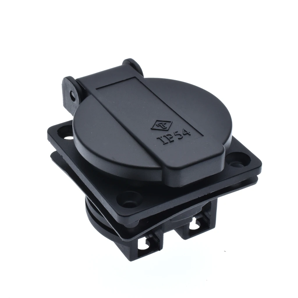 

IEC 320 C14 EU Waterproof AC POWER plug AC socket E-013 Removable