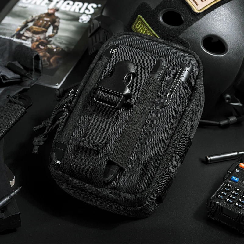  OneTigris Tactical MOLLE Bag Original EDC Pouch Utility Gadget Steel Sparrow Pouch Portable Daily U