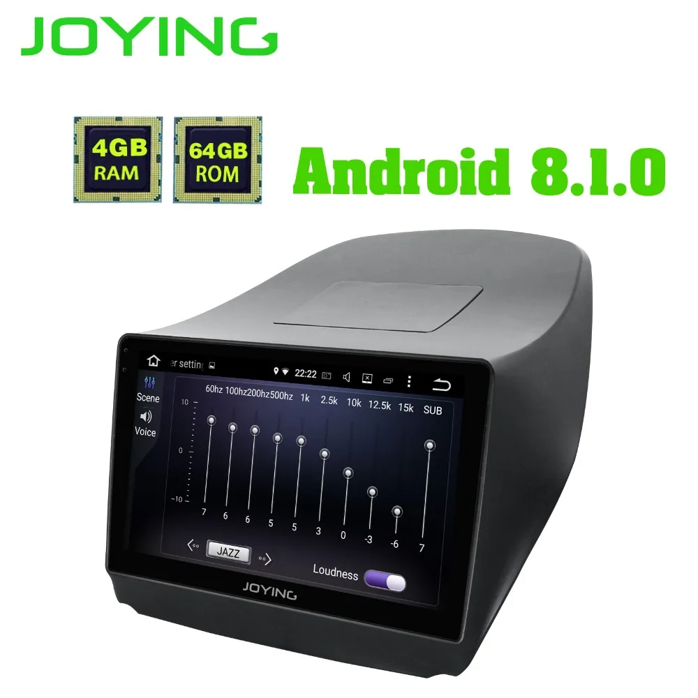 Top JOYING Octa Core Android 8.1 4+64GB GPS Stereo DVD Radio HD Player for Hyundai TUCSON IX35 2009-2015 with Carplay WiFi Bluetooth 2