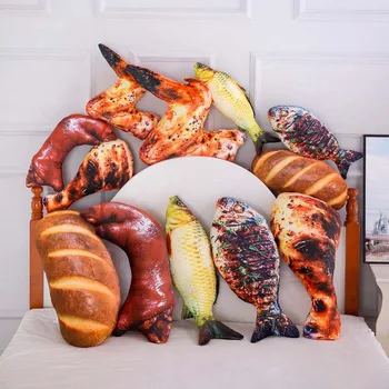 

Simulation Snack Pillow Cushion Trotters Food Dolls Plush Toys Creative Cute GiftsSimulated food d