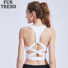 Women Sports Top Black Padded Push Up Sports Bra High Impact Yoga Bra Women Fitness Sport Underwear Gym Workout Running Tank Top women underwear push up front zipper sports bras big size bra yoga padded fitness tank tops cycling workout sport bra
