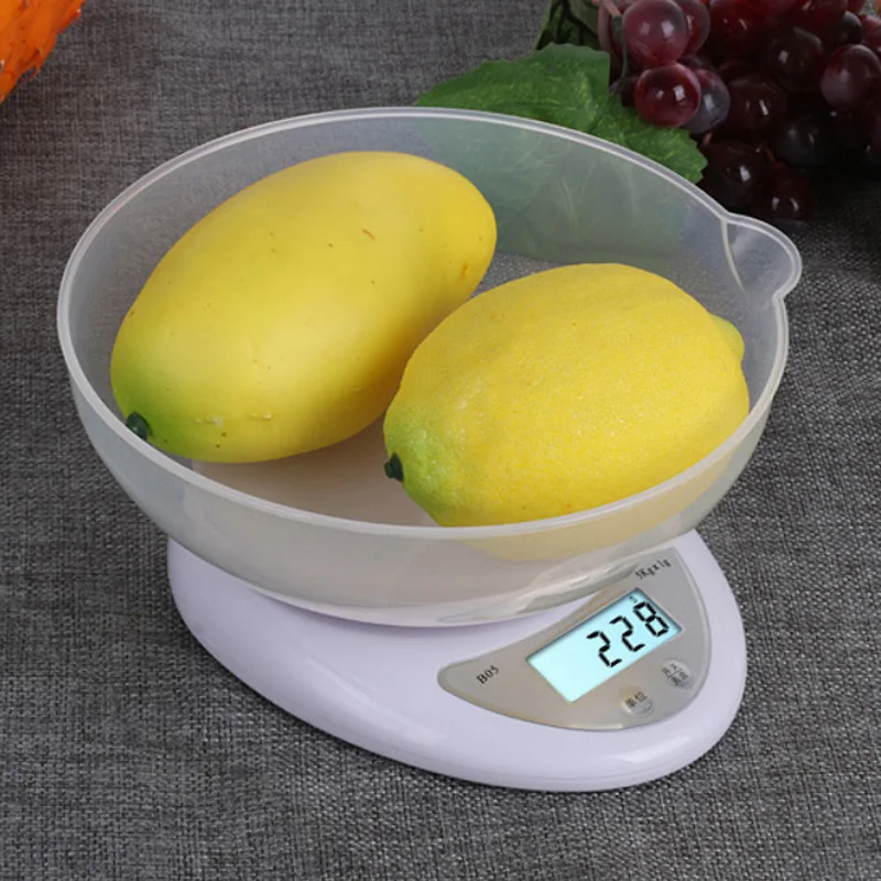 

Digital Kitchen Scale 1-5000 g Diet Food Compact Kitchen Scale 0.1g