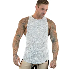 Спортзалы, бодибилдинг мужская майка сращивания тренировки брендовая одежда принт Фитнес жилет Стрингер Спортивное нижнее белье топы высокое качество