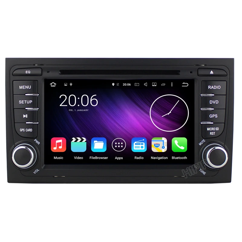 Best HIFIF Android 6.0 Octa Core 2 Din 7" Car DVD For Audi A4 2002-2008 S4 RS4 8E 8F B9 B7 RNS-E 2 Din DVD A4 Navigation Stereo Radio 18