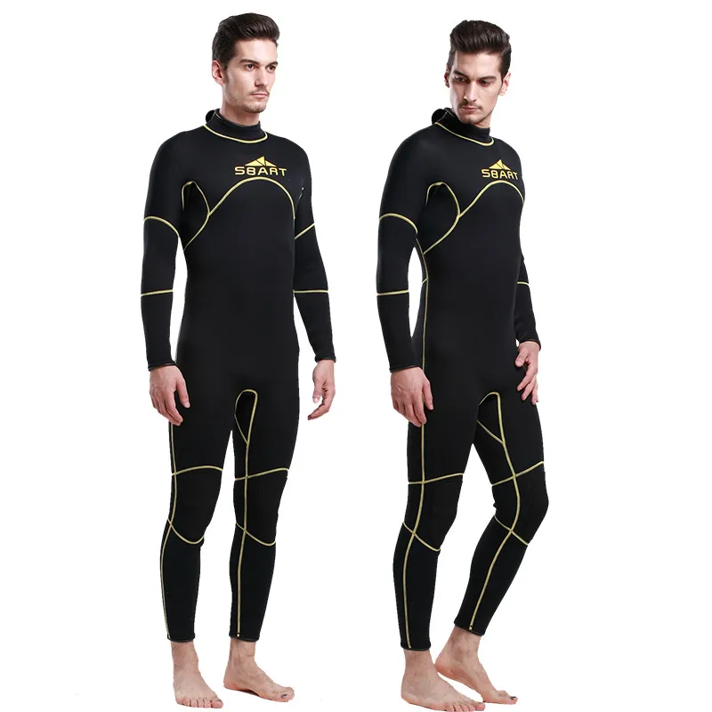 SBART 2018 Neoprene Wetsuit Men 3MM Triathlon Wetsuit Swimming Scuba