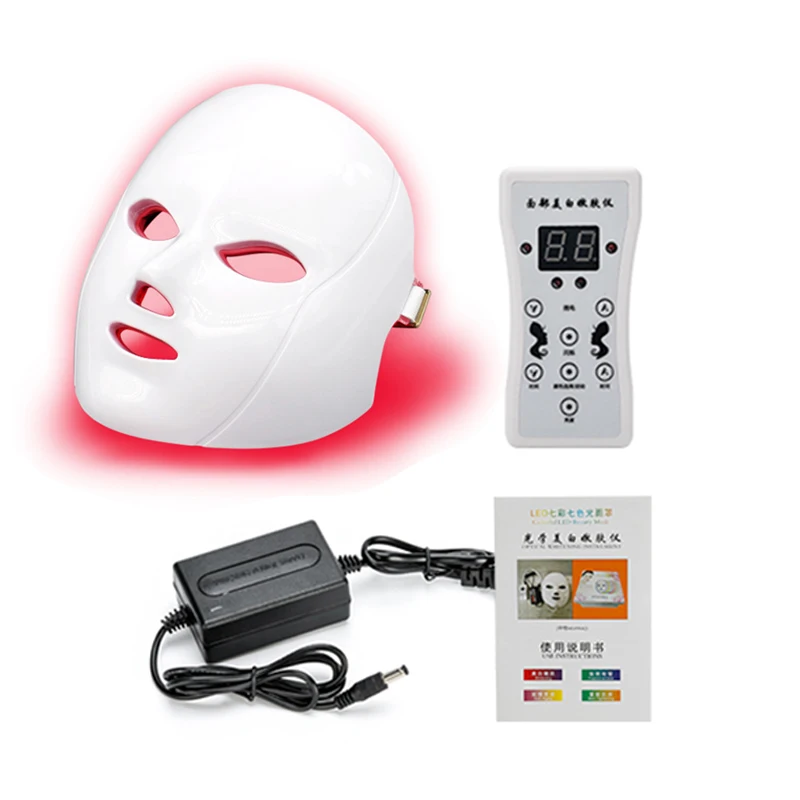 New 7 Colors Photon Electric LED Facial Mask Skin Rejuvenation Facial