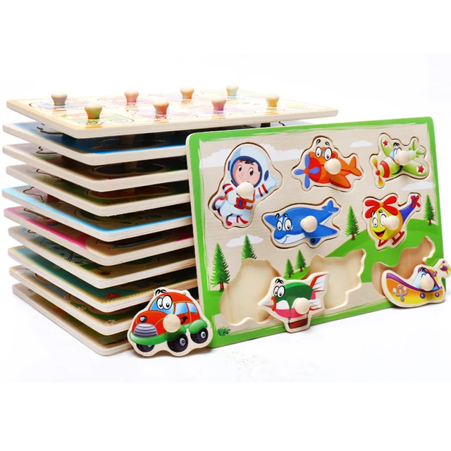 Wooden Puzzle with Animals