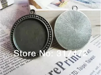 

Free shipping! !!! The ancient bronze pendant base 30 mm Cabochon Setting
