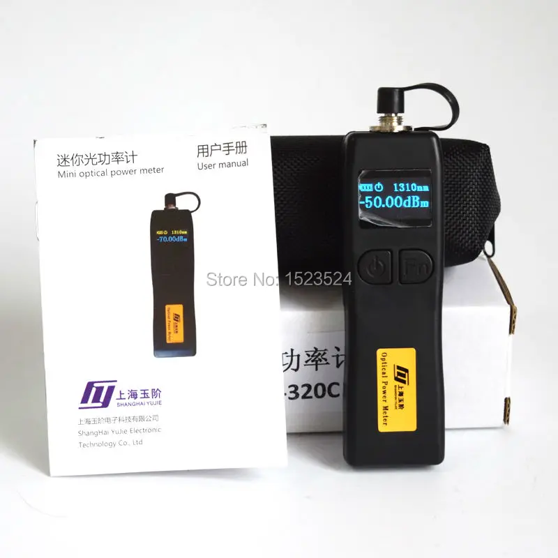 Free Shipping YJ 320C 50 26dBm Handheld Mini Optical Power Meter