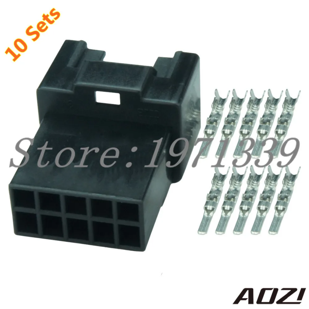 2.3MM Series 10 Pins Male Pressure Wire Connectors 6090 1056in