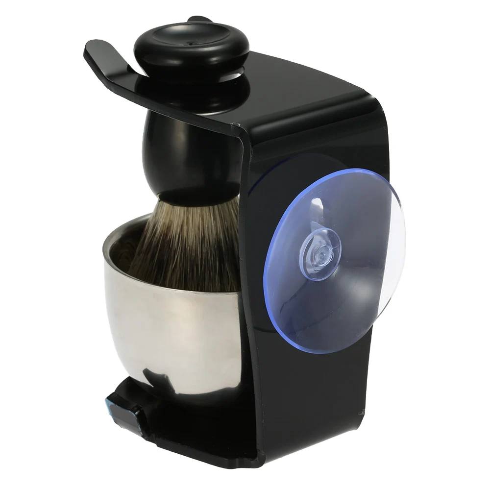 Новый мужской бритвенный набор Барсук щетка для бритья волос + подставка держатель для лица Борода Набор для бритья мыло щетка для чистки