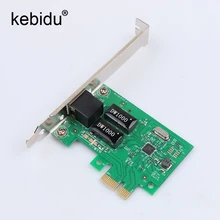 Kebidu PCI Express PCI-E плата сетевого контроллера Gigabit Ethernet 1000 Base-T 10/100/1000 Мбит/с RJ45 RJ-45 сетевой адаптер конвертер