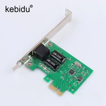 

Kebidu PCI Express PCI-E Network Controller Card Gigabit Ethernet 1000 Base-T 10/100/1000Mbps RJ45 RJ-45 LAN Adapter Converter