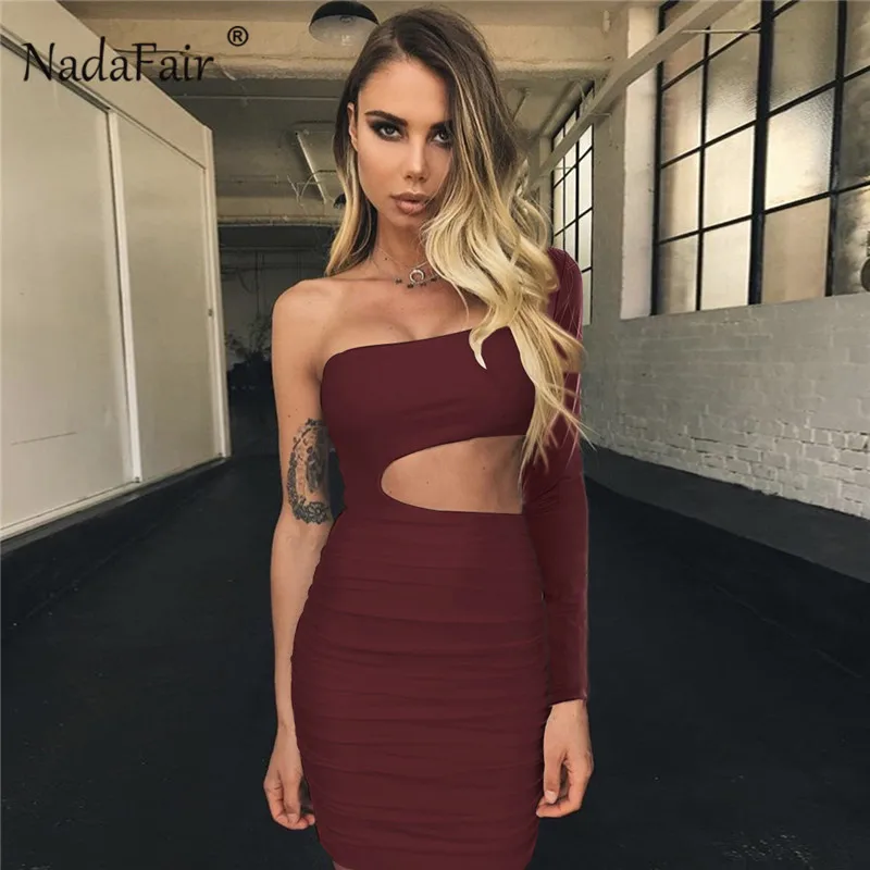 one shoulder mini dress06_