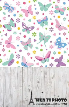 

150*220CM Photography Background Wood Floor Digital Printing Newborn Backdrops For Photo Studio D-8045