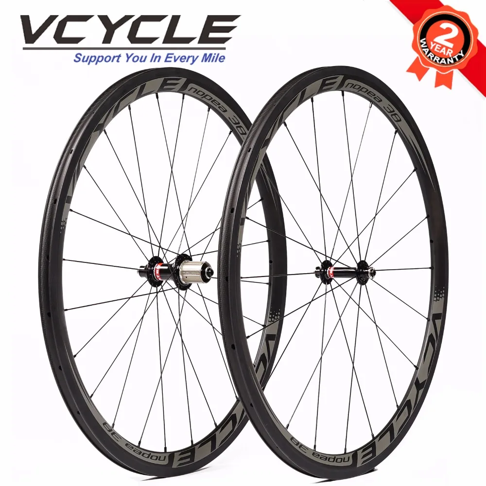 VCYCLE Trasporto Libero 38mm Altezza Ruote In Carbonio per Copertoncino  23mm di Larghezza Cerchioni Ruote Della Bici del Carbonio con Mozzo Novatec  Ultralight Strada Hub|carbon bike wheels|clincher carbon wheelsbike wheel -  AliExpress