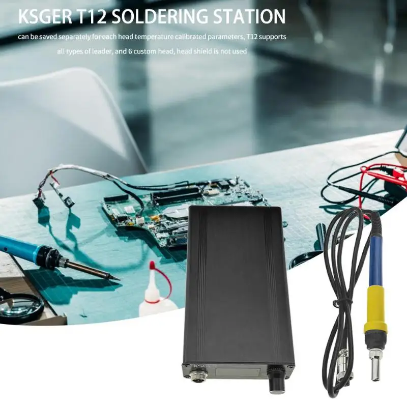 KSGER T12 паяльная станция DIY Kit STM32 V2.1S OLED Температура контроллер