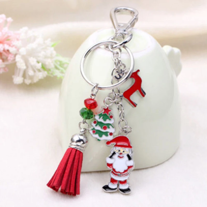 Christmas tree Keychain Crystal Christmas Gift Fashion 1PCS Christmas