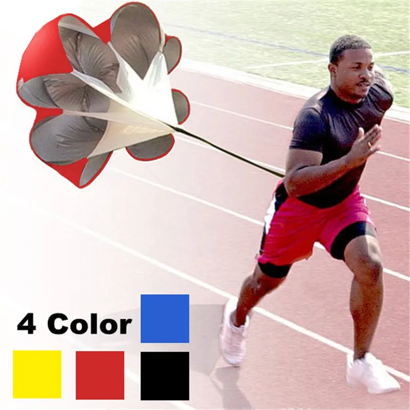 

4 Color 56" Speed Training Resistance Running Power Chute Exercise Parachute Umbrella 200-0100
