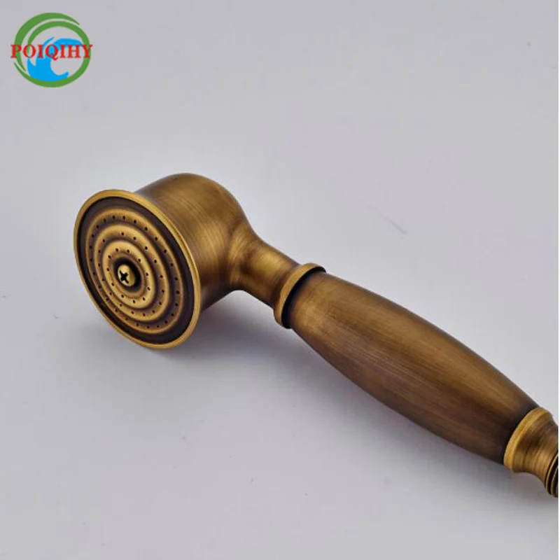 

Antique Brass Handheld Shower Durable Telephone Style Handshower Sprayer
