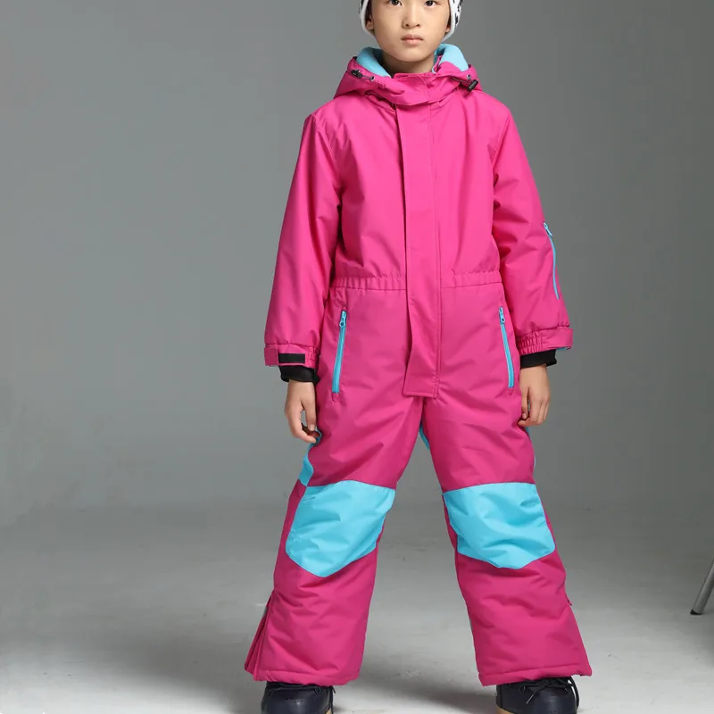 Winter Kids Girls Boys Ski Suit Set Waterproof Children SnowSuit 2T 4T