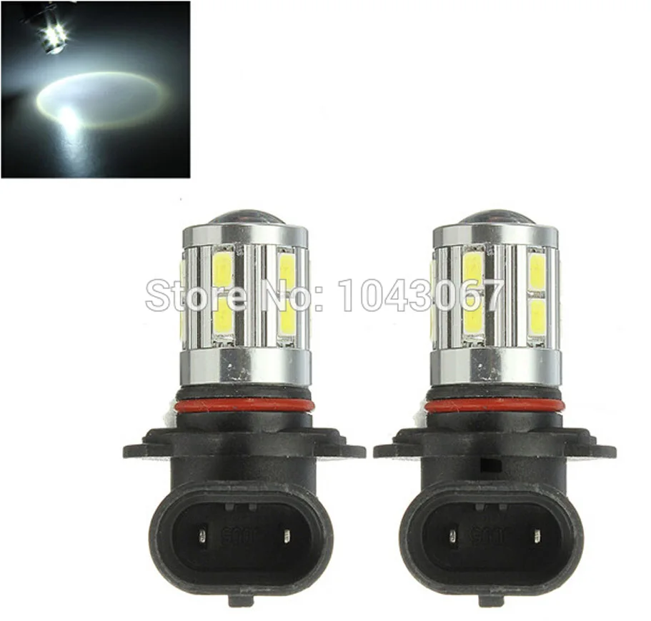 

1X Headlight LED Car Bulb 9005 HB3 H10 Car Auto LED DRL Daytime Running Light Bulb Head External Light Fog Light Source Xenon