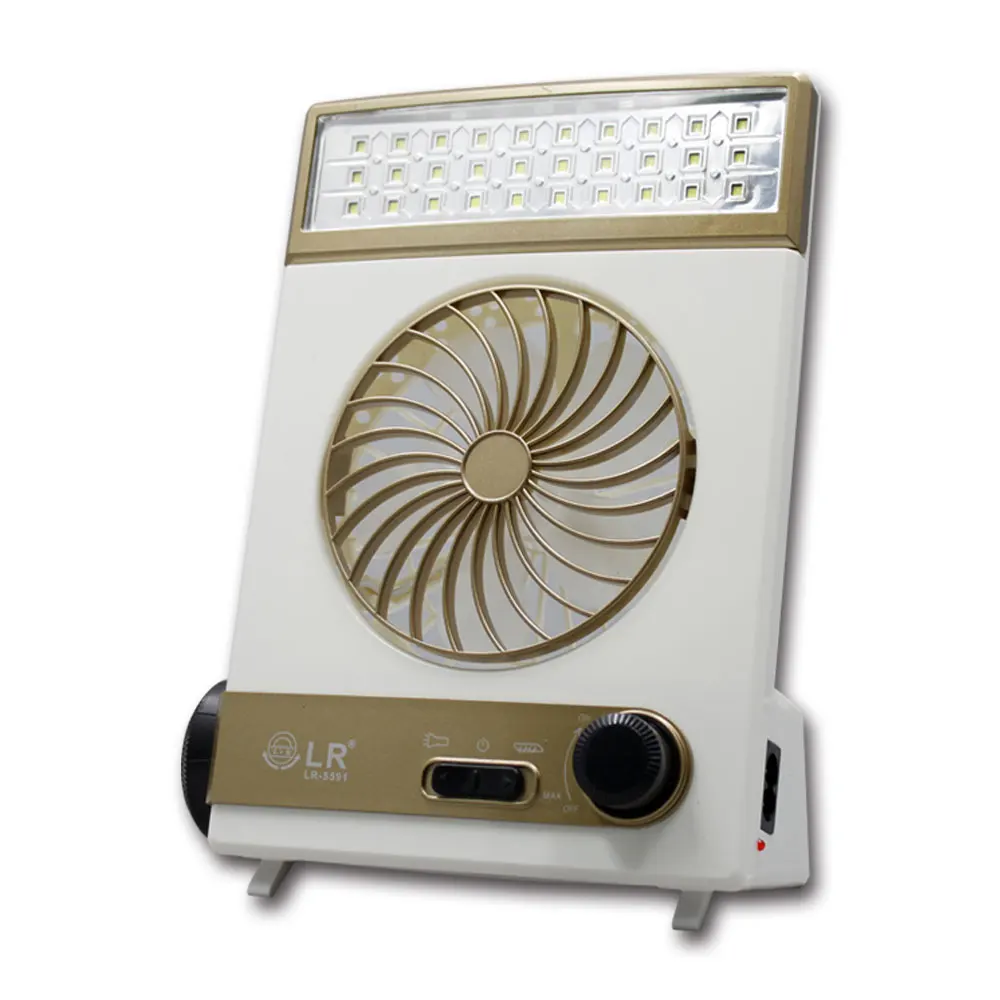 1PCSLED Solar Fan Mini Multi-Function Student Lamp Lighting Flashlight Charging Tent Lamp