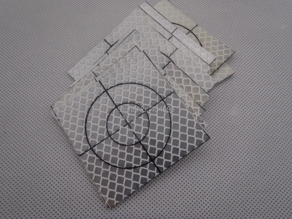 100pc Reflector Sheet 30 x 30mm Reflective tape target free shipping