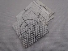 100pc Reflector Sheet 30 x 30mm Reflective tape target free shipping