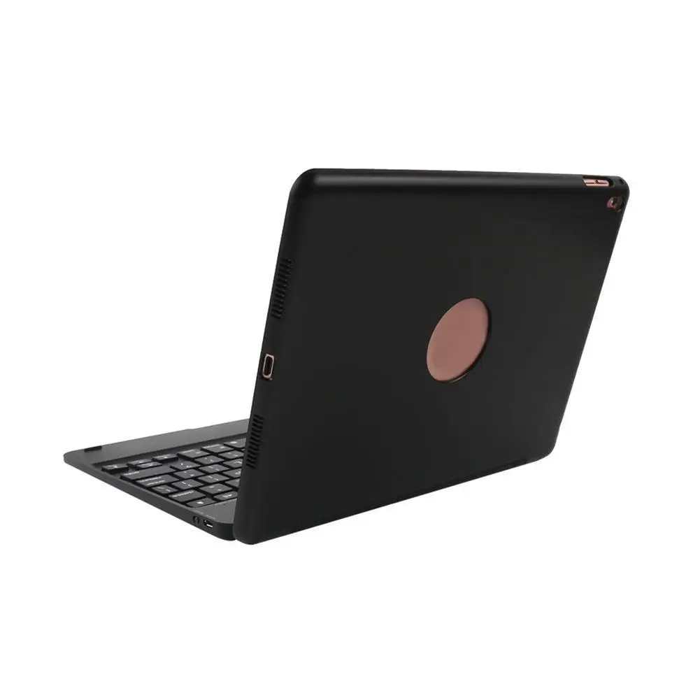 Хоббилан мини клавиатура Беспроводная Bluetooth 3,0 Клавиатура тонкая перезаряжаемая клавиатура для iPad Pro 9,7/iPad Air 2 d25 - Цвет: Black