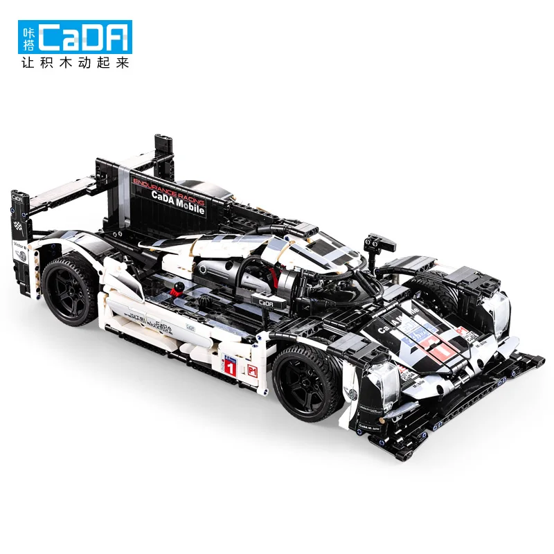 

Two Vision Doublee RC Car Building Blocks Compatible Legoed Technology Remote Control Porsche919 Super Racing Car Boy Toy