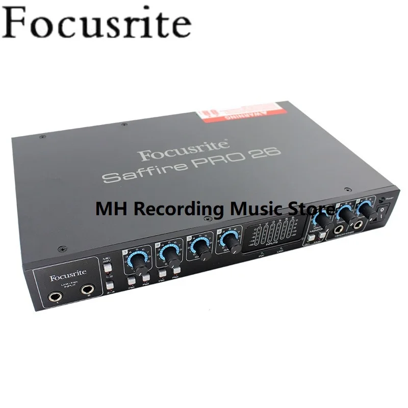 Focusrite Saffire Pro 26 18-input 8-output звуковая карта FireWire аудио интерфейс запись студийная группа Запись Звуковая карта