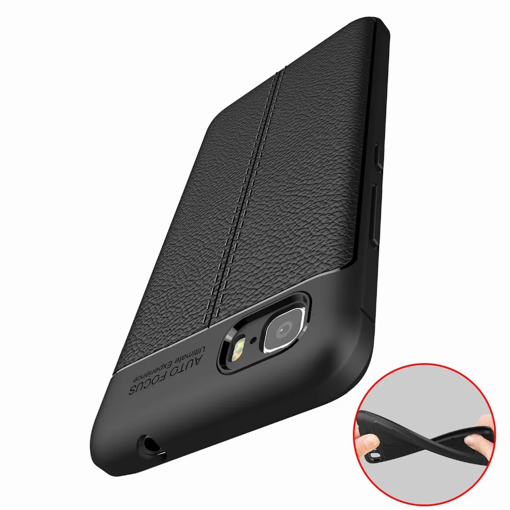 

Lichee Texture Soft Silicone 5.2For ASUS ZenFone 3S Max ZC521Tl Case For ASUS ZenFone 3S Max ZC521Tl Cell Phone Back Cover Case