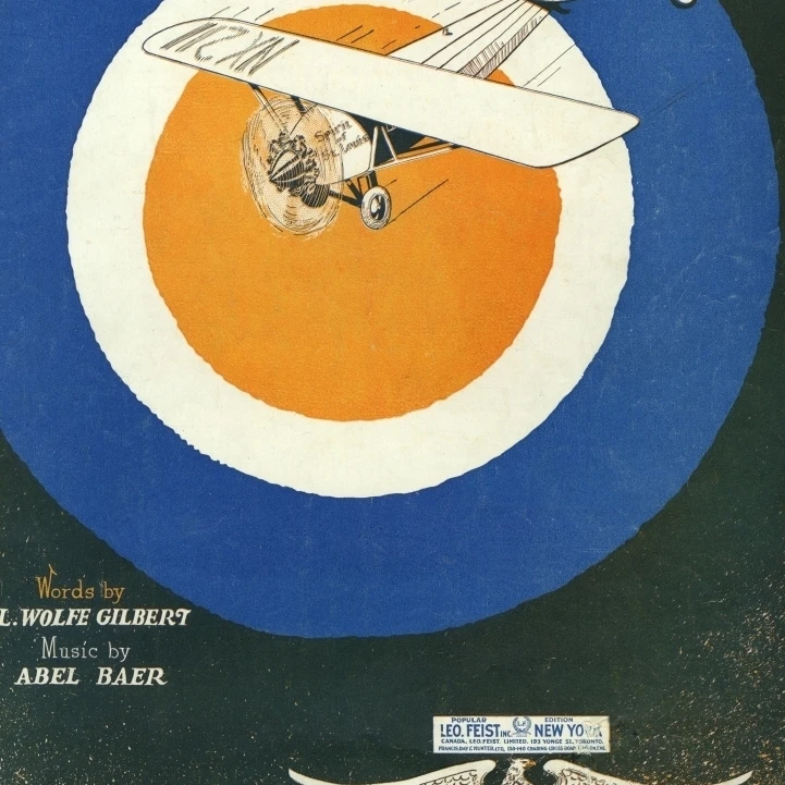Lindbergh Music Sheet Poster Print By Mary Evans Picture Library (24 X 36)