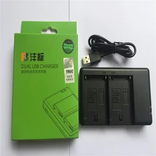 Li-ion battery charger/Two seats For Sony NP-F970 F550 F750 NP-FM50 FM55H FM500H VBD1 VBD2 for Panasonic Lithium Battery Charger