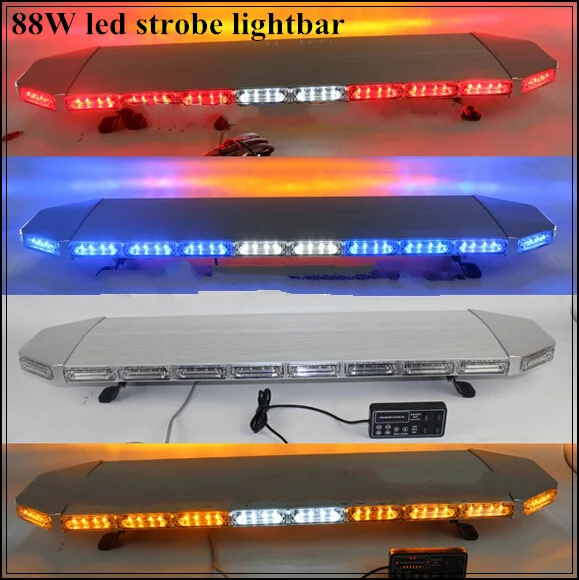 High quality1.2m 88W Led emergency lightbar,strobe lights traffic