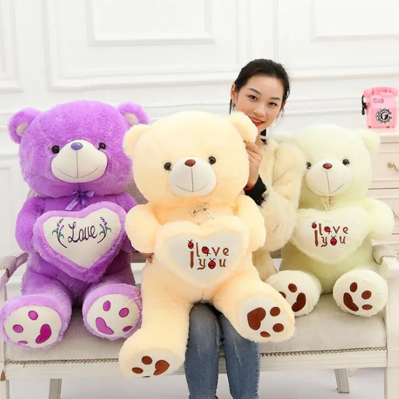 large i love you teddy bear