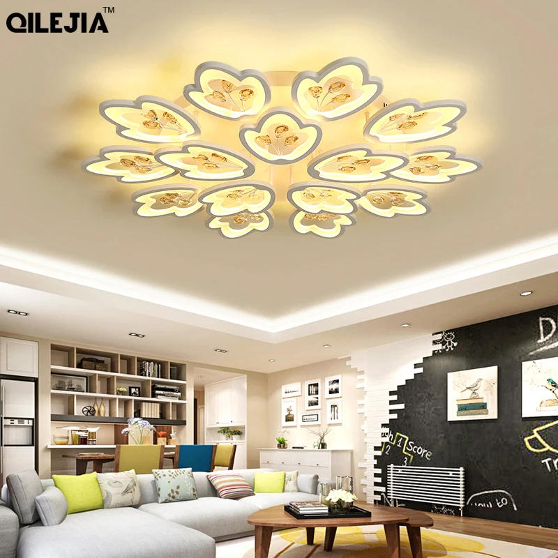 

Modern led chandeliers for living room bedroom dining room acrylic Indoor home ceiling chandelier lamp lighting fixtures