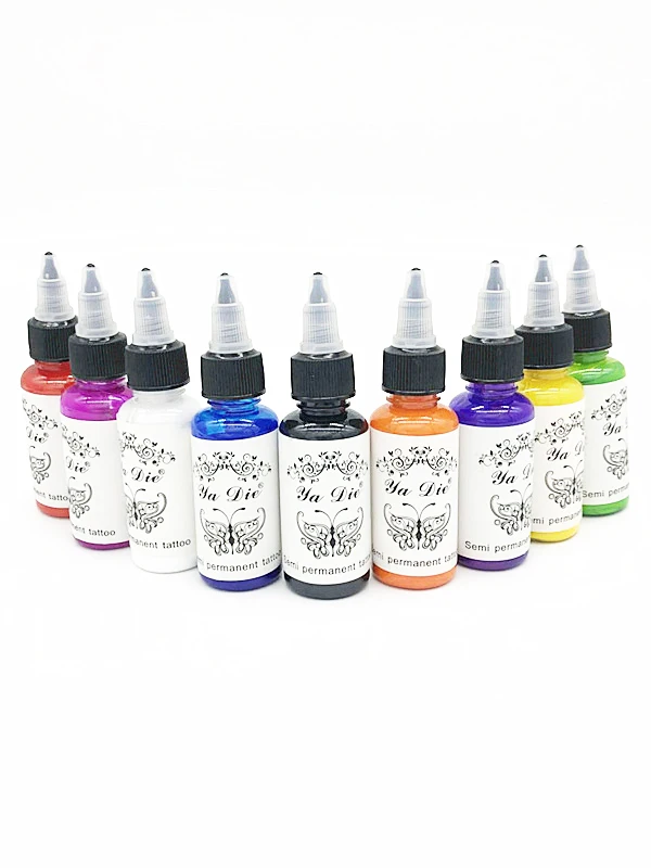 9-Pcs-30ml-Professional-Tattoo-Ink-9-Colors-Kit-1-oz-30-ml-Bottle-Tattoo-Pigment