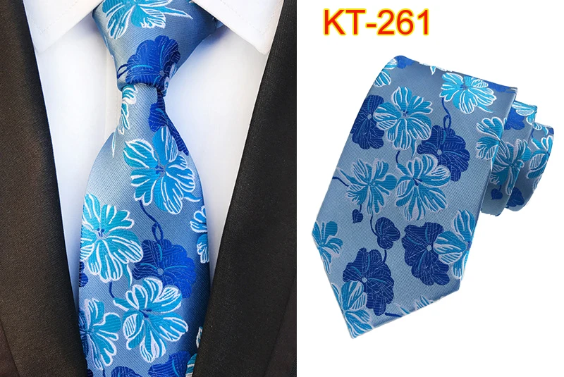 Роскошные 8 см Для мужчин; классический галстук шёлковый жаккардовый тканый цветочный Cravatta галстуки человек деловой, для жениха аксессуары