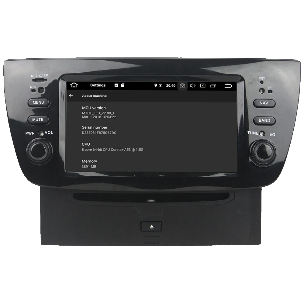 Discount KLYDE 4G WIFI Octa Core Android 8.0 4GB RAM 32GB ROM BT Car DVD Multimedia Player Radio GPS Navigation For Fiat Doblo 2010-2014 2