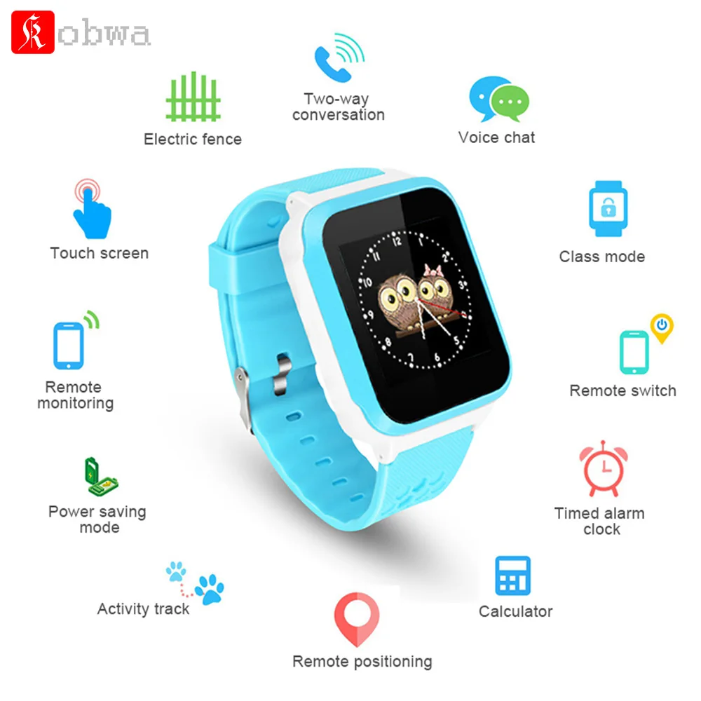 

Kids Smart Watch Phone Tracker Monitor SOS SIM Two-Way Call Smart Watchs Anti-Lost Remote GPS Position Camera Drone waterproof