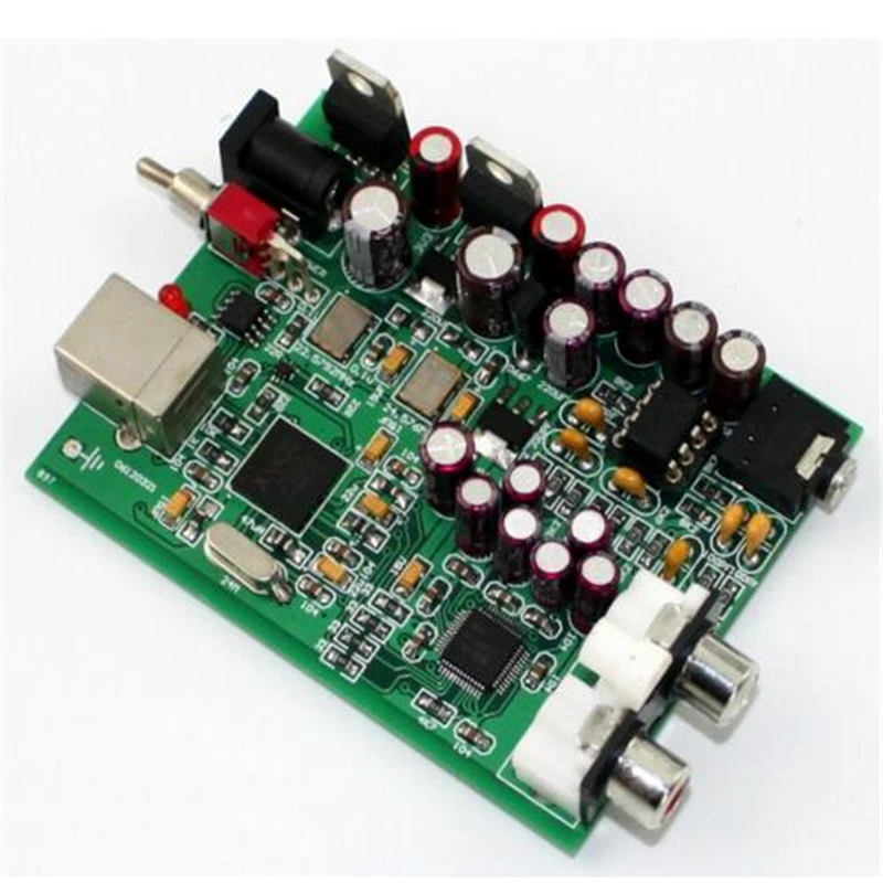 NEW XMOS U8 AK4490 AMP NE5532 USB DAC Decoder Sound Card Headphone Output Support for PCM 192kHz DC9V