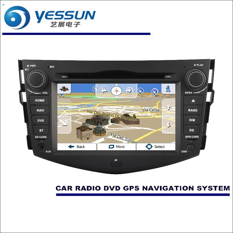 Excellent YESSUN For Toyota Rav4 / Vanguard 2005~2012 Car Radio CD DVD Player Amplifier HD TV Screen GPS Nav Navi Navigation Audio Video 2