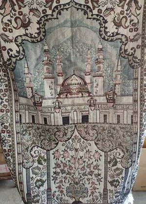 Arribal Исламская мусульманская молитва коврик салат musallah молельный коврик ковер ковровое покрытие Banheiro Исламской коврик для молитвы 70*110 см - Цвет: 1