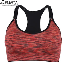 5Colors Women Sports Bra Top Yoga Fitness Wireless Running Vests Underwear no rims with Padded Push Up Top Bras