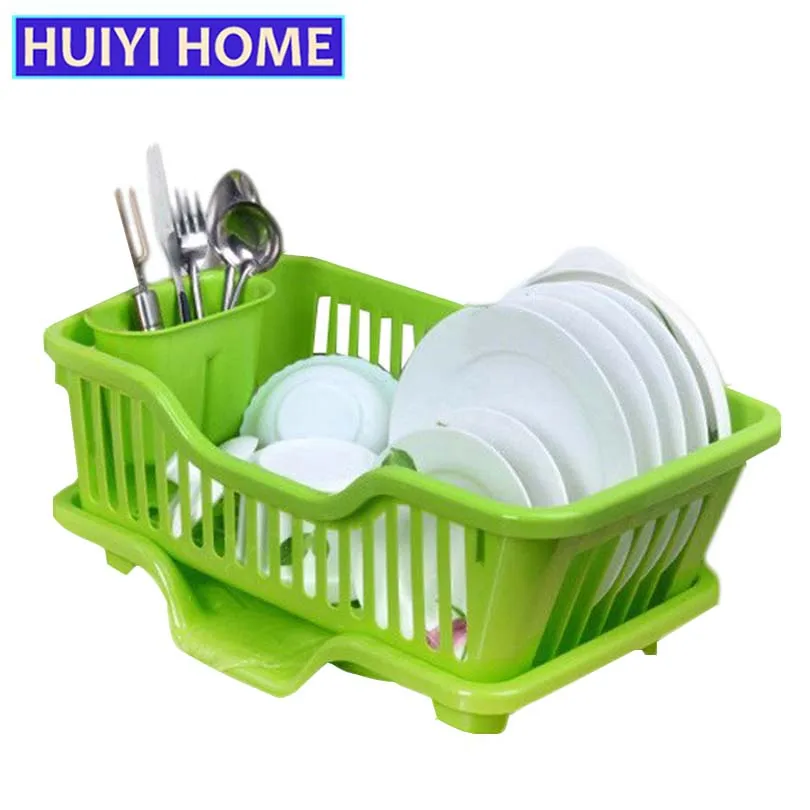 Huiyi Home Washing Holder Basket PP Great Kitchen Sink Dish Drainer
